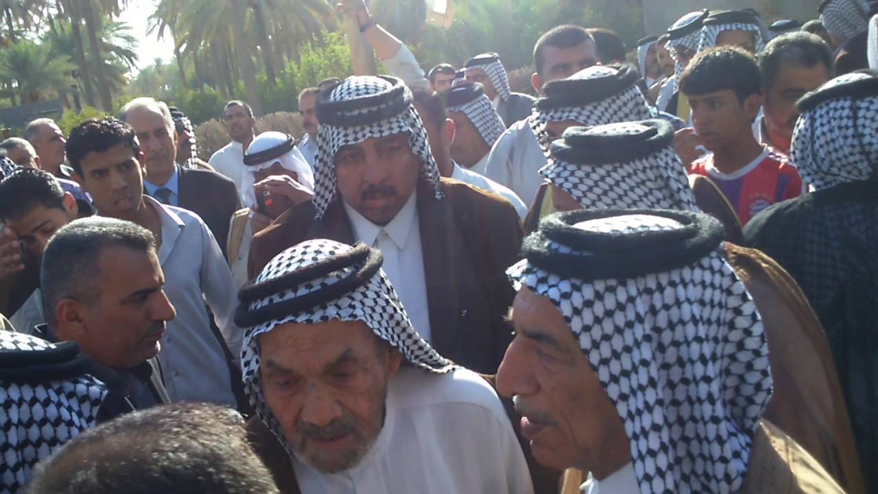 عراضة قبيلة المسعود بقيادة الشيخ صباح السمرمد في فاتحة الشيخ خضير عباس الشبلي المسعودي شيخ  الجذلة