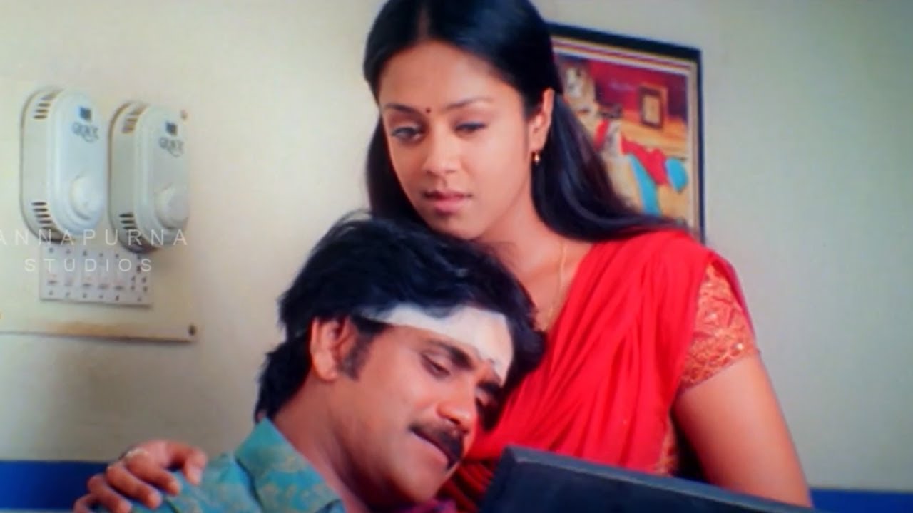 Jyothika Proposing Nagarjuna Love Scene || Nagarjuna, Jyothika