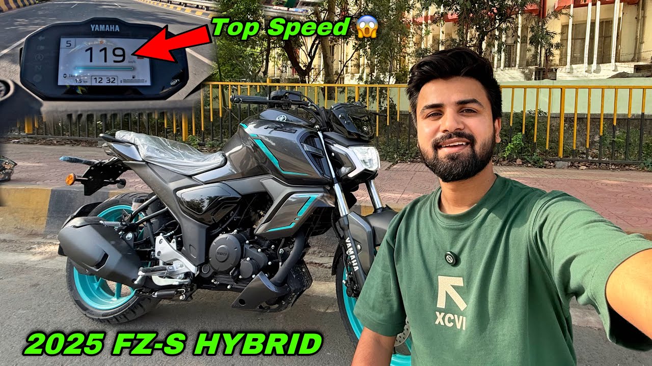 2025 Yamaha FZ-S HYBRID Top Speed Test | Detailed Review