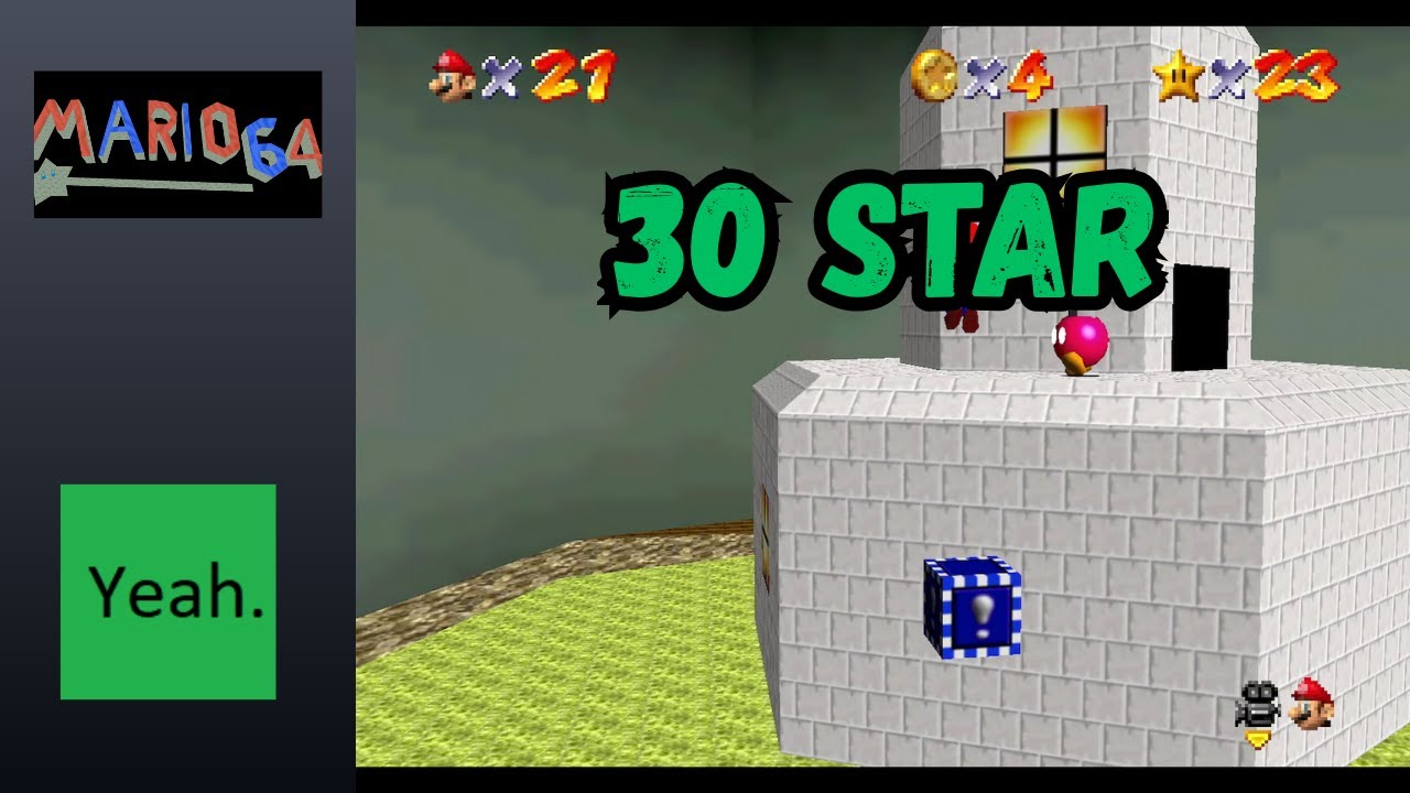 30 Star in 21:11 - Mario and the Magic Wand