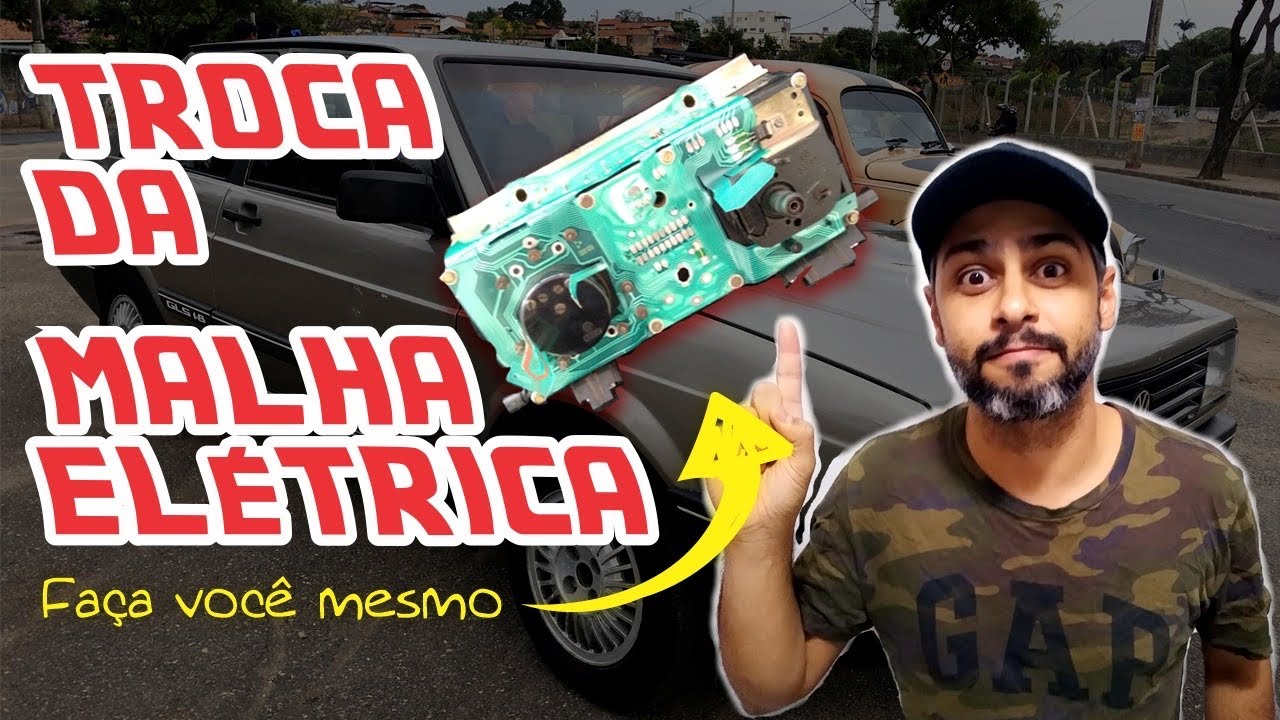 COMO TROCAR A MALHA ELÉTRICA DO PAINEL DA LINHA VW QUADRADO