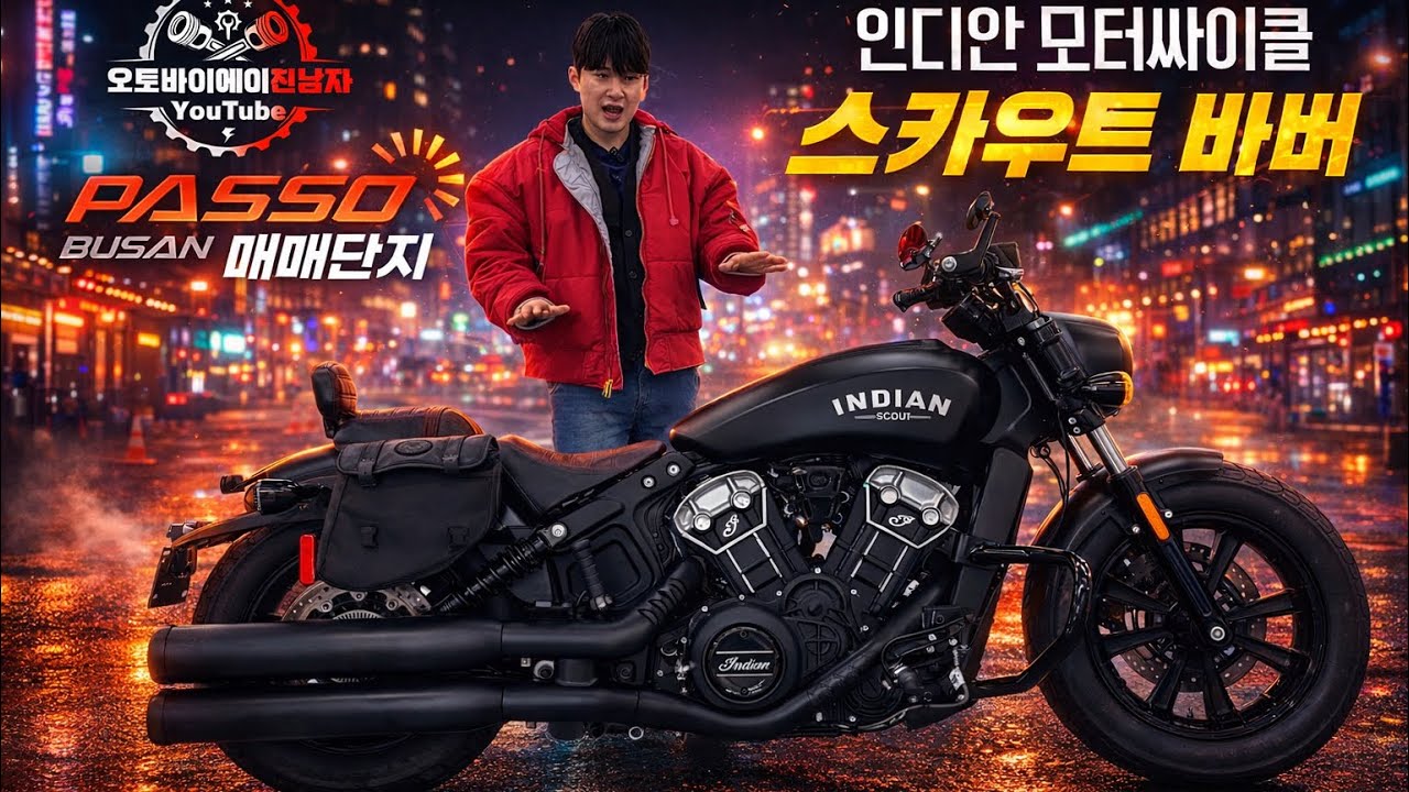 키가 작으신분들께 적극 추천합니다! 160cm 안돼도 탈수있습니다 # 인디안 #스카우트바버 #중고오토바이 판매합니다!