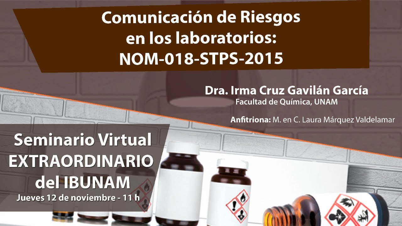 Comunicación de Riesgos en los laboratorios: NOM-018-STPS-2015