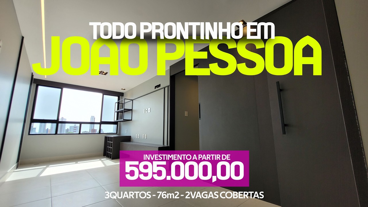 Um apartamento todo prontinho em João Pessoa!