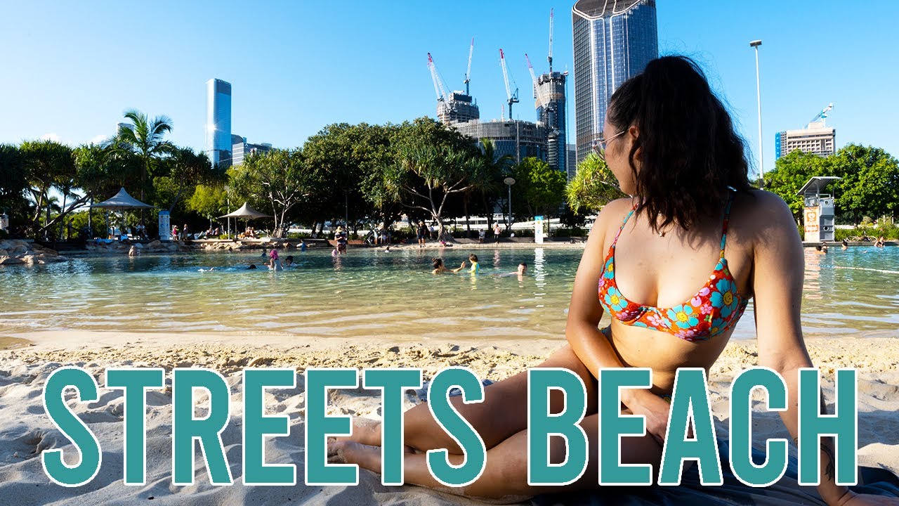 A Man-Made Beach in Brisbane?! - Streets Beach, South bank