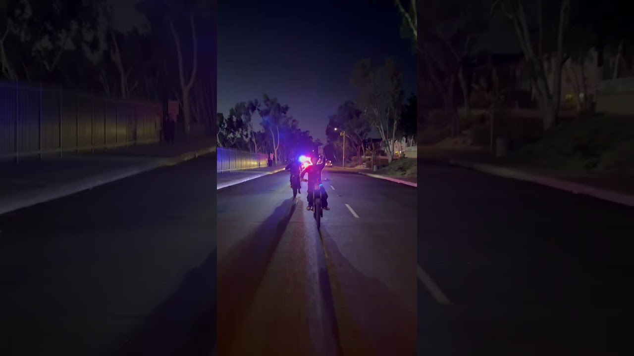 cop chase on 72v surron ebikes!!