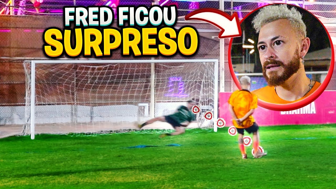DESAFIO COM O FRED!! *NEM ELE ACREDITOU QUE ISSO ACONTECEU 😱