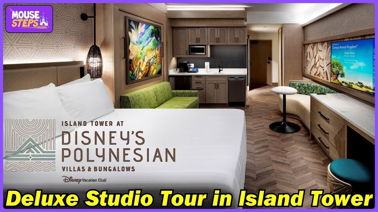 Deluxe Studio Tour: Island Tower at Disney&rsquo;s Polynesian Village Resort - Disney Vacation Club
