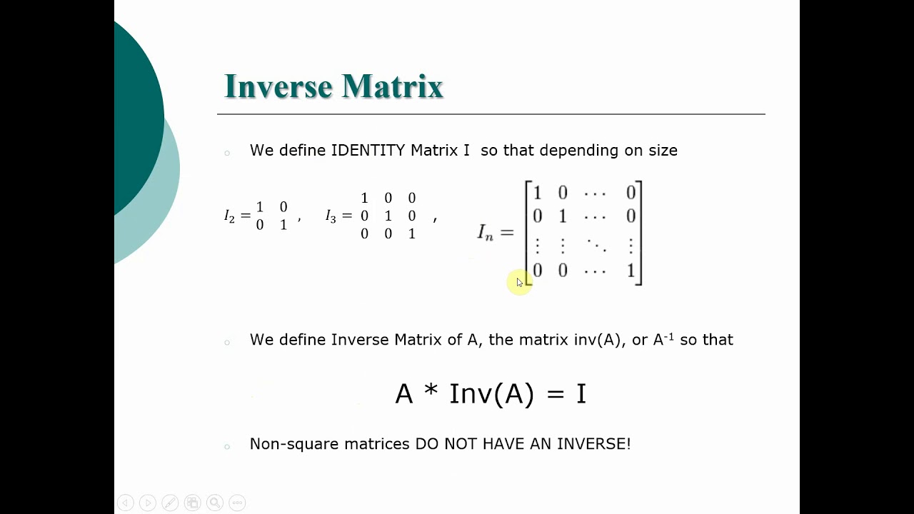 Introduction to Linear Algebra (with MATLAB) - 1