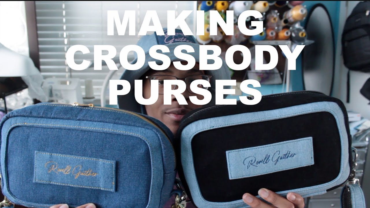 Bag making | Making denim crossbody purses