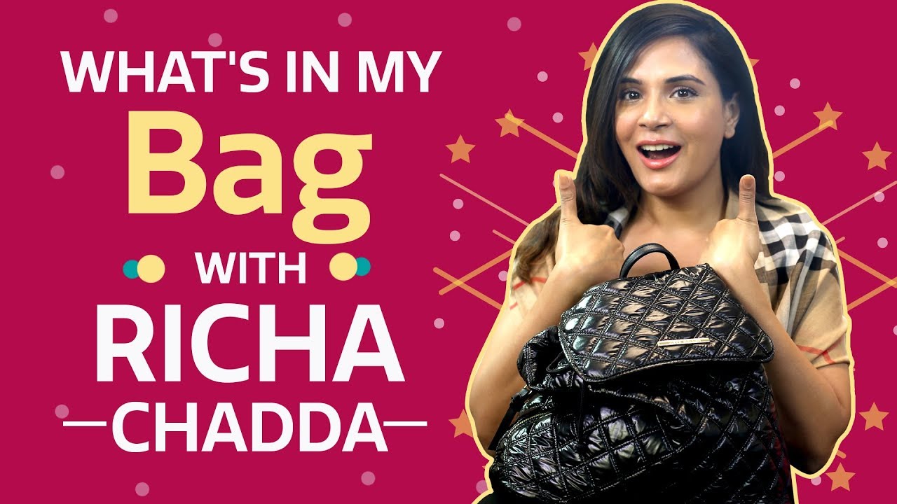 What's in my bag with Richa Chadha | S03E01 | Fashion | Pinkvilla | Bollywood