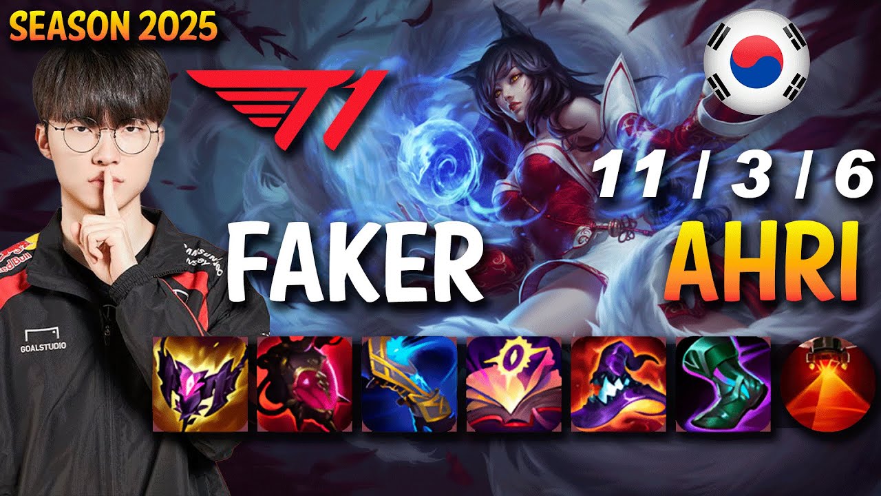 T1 Faker AHRI vs TALON Mid - Patch 15.3 KR Ranked | lolrec