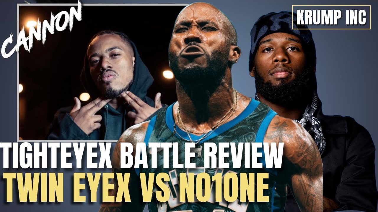 Обзор битвы Tighteyex: Cannon, он же Twinn Eyex, против No1ne | Главное событие | Krump Inc.