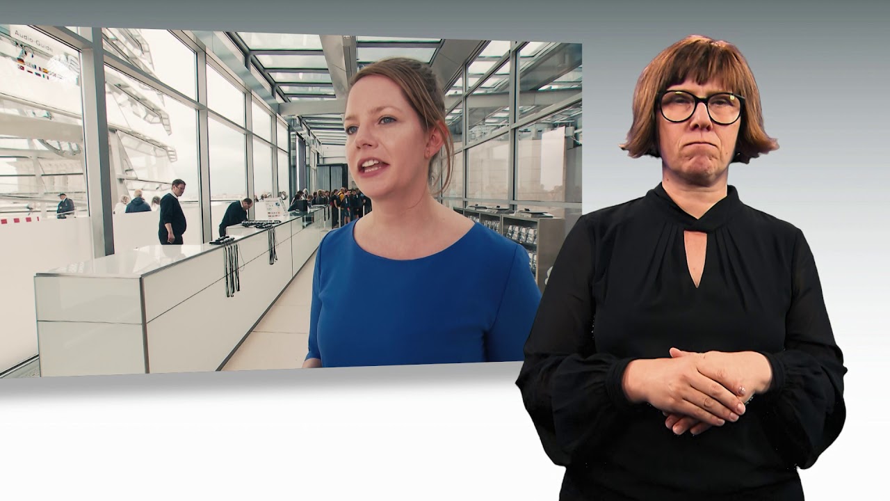 Gebärdensprachvideo: Der Besuch im Reichstagsgebäude