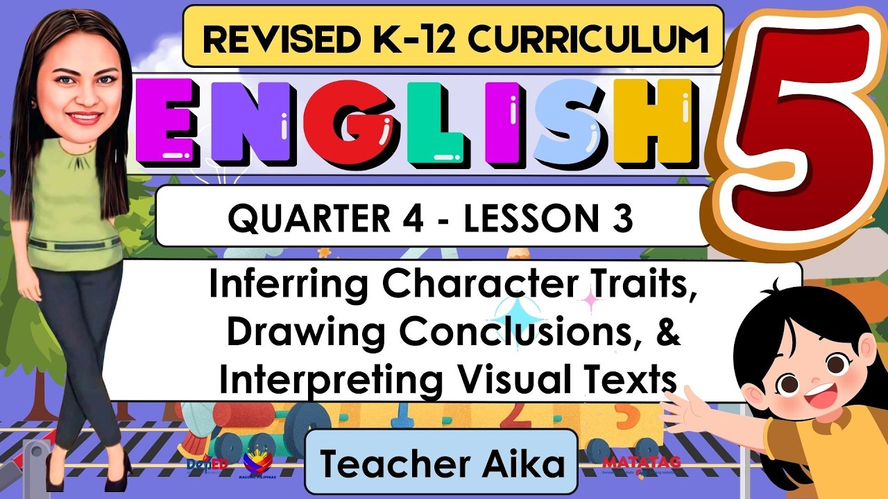 ENGLISH5 Quarter 4 Lesson 3 Inferring Character Traits Drawing Conclusions Interpreting Visual Texts