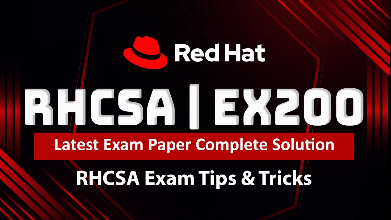 RHCSA EX200v9 Latest Exam Paper Complete Solution 2023 | Red hat Exam Paper Solution, Tips & Tricks