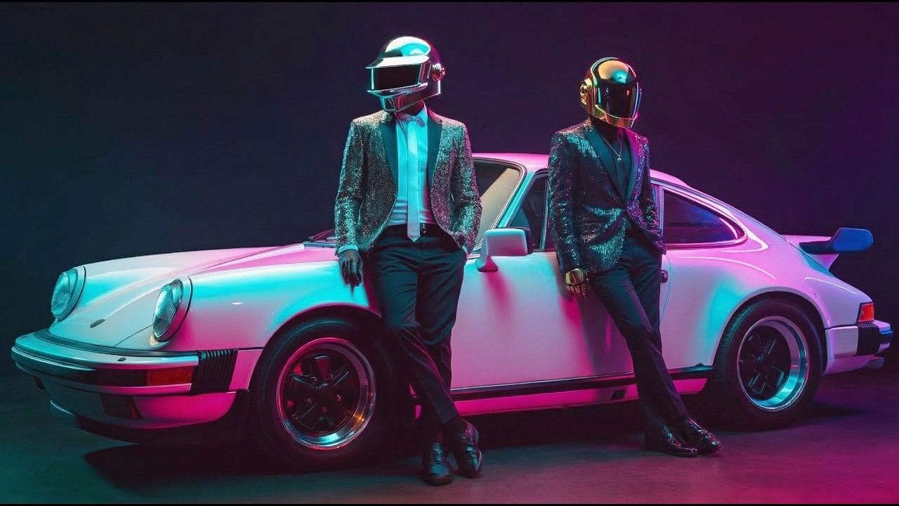 Daft Punk Style Driving Music - Late Night Deep House, Hypnotic Blend of Funk