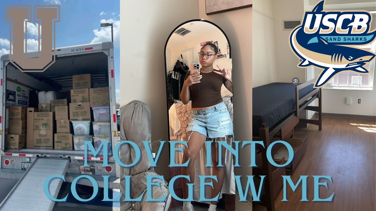 MOVING INTO COLLEGE!! Dorm Tour + Chaos