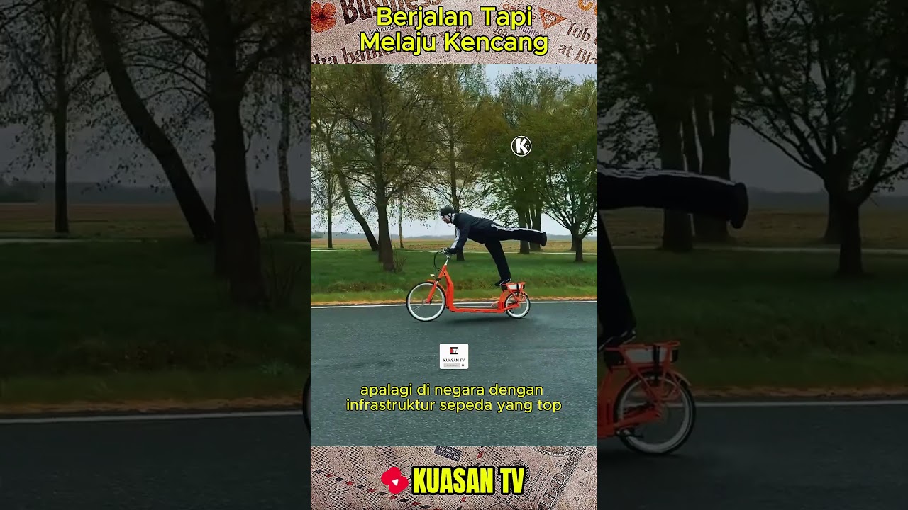 Sepeda Aneh dari Belanda yang Bikin Penasaran!
