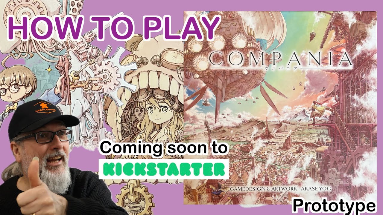 Compania | Akase Yog | Level 99 Games | Prototype | How to Play | Board Game Coming to Kickstarter!