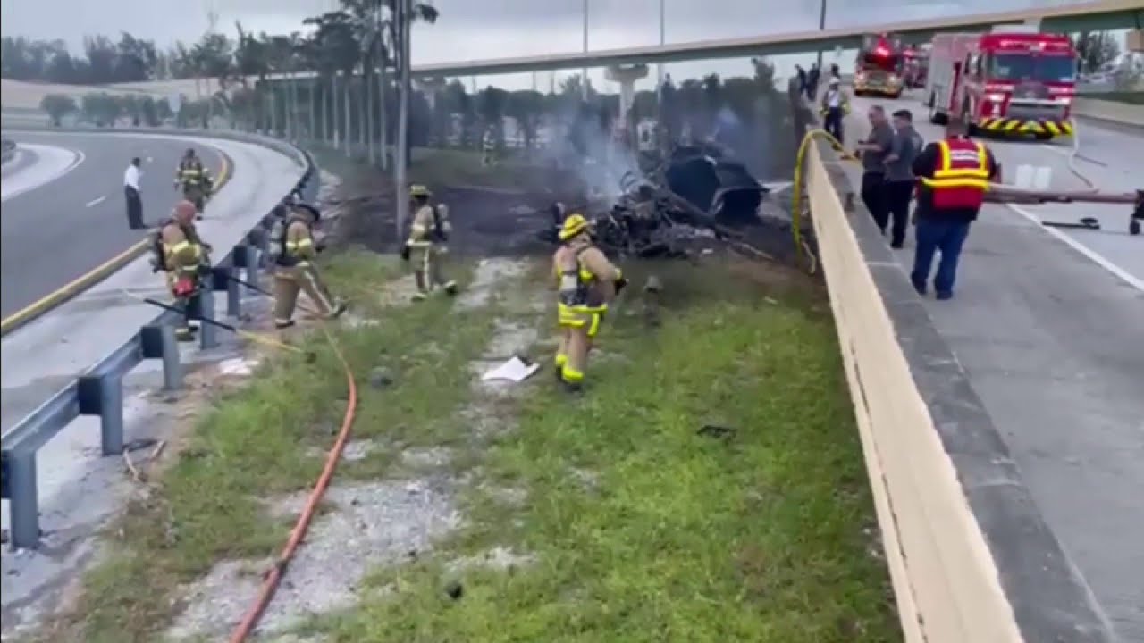 Driver killed after fuel tanker loses control on I-595
