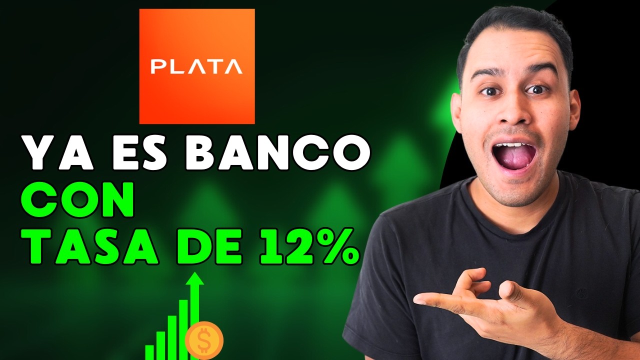 PLATA CARD YA ES BANCO Y OFRECE 12% de RENDIMEINTO 🚀 BANCO PLATA