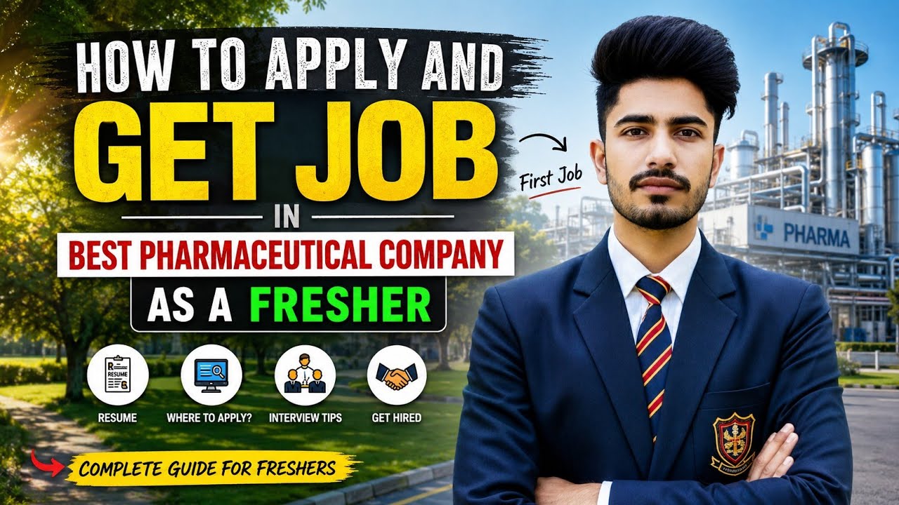 B.Pharm Ke Baad Pharma Industry Me Job Kaise Paaye? | Complete Guide for Freshers 2026