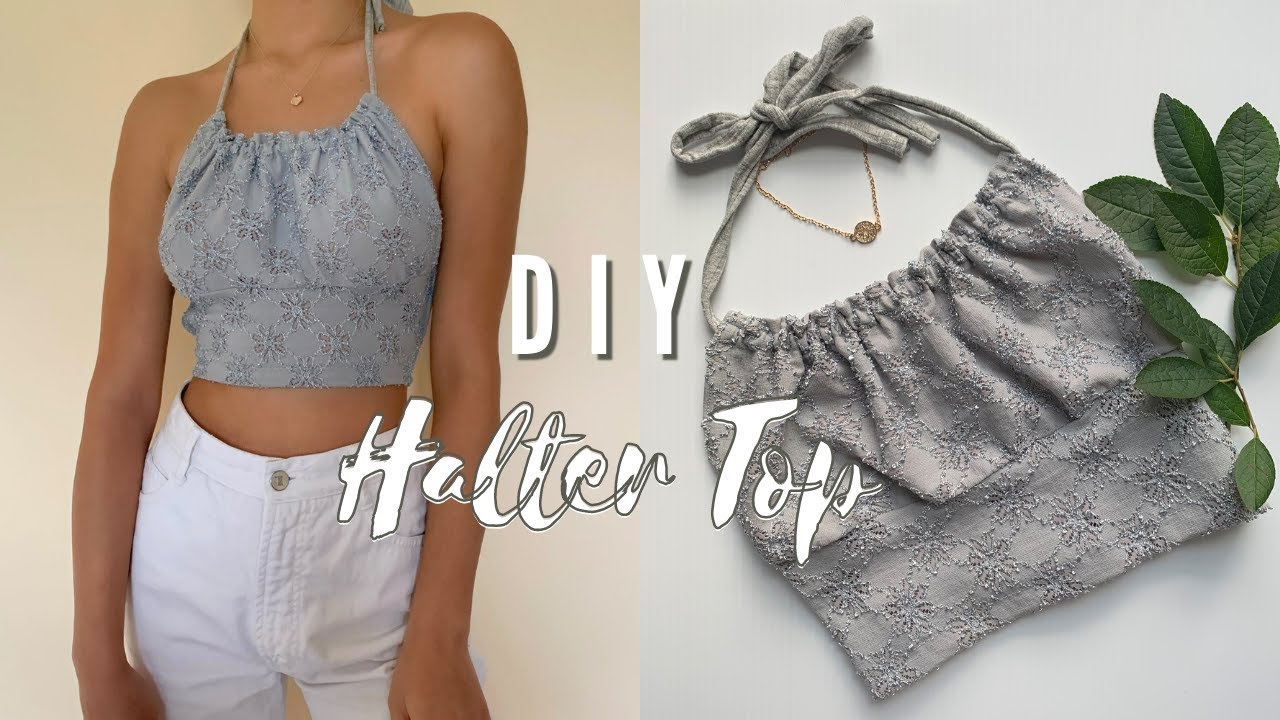 DIY Halter Top/ Back in NYC