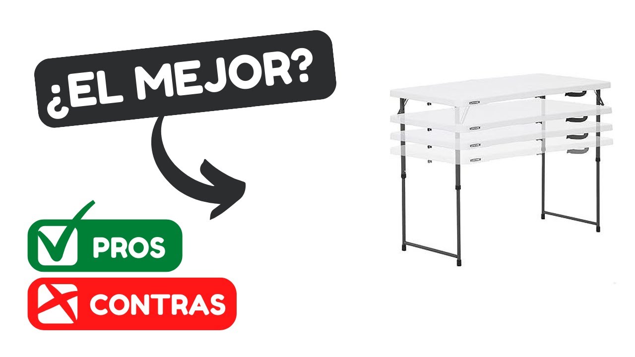 ➡️ Descubre todo sobre la mesa plegable ajustable de LIFETIME