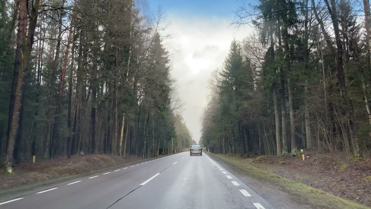 Driving in Poland 4K - Road 16 from Augustów to Ogrodniki | 폴란드 도로