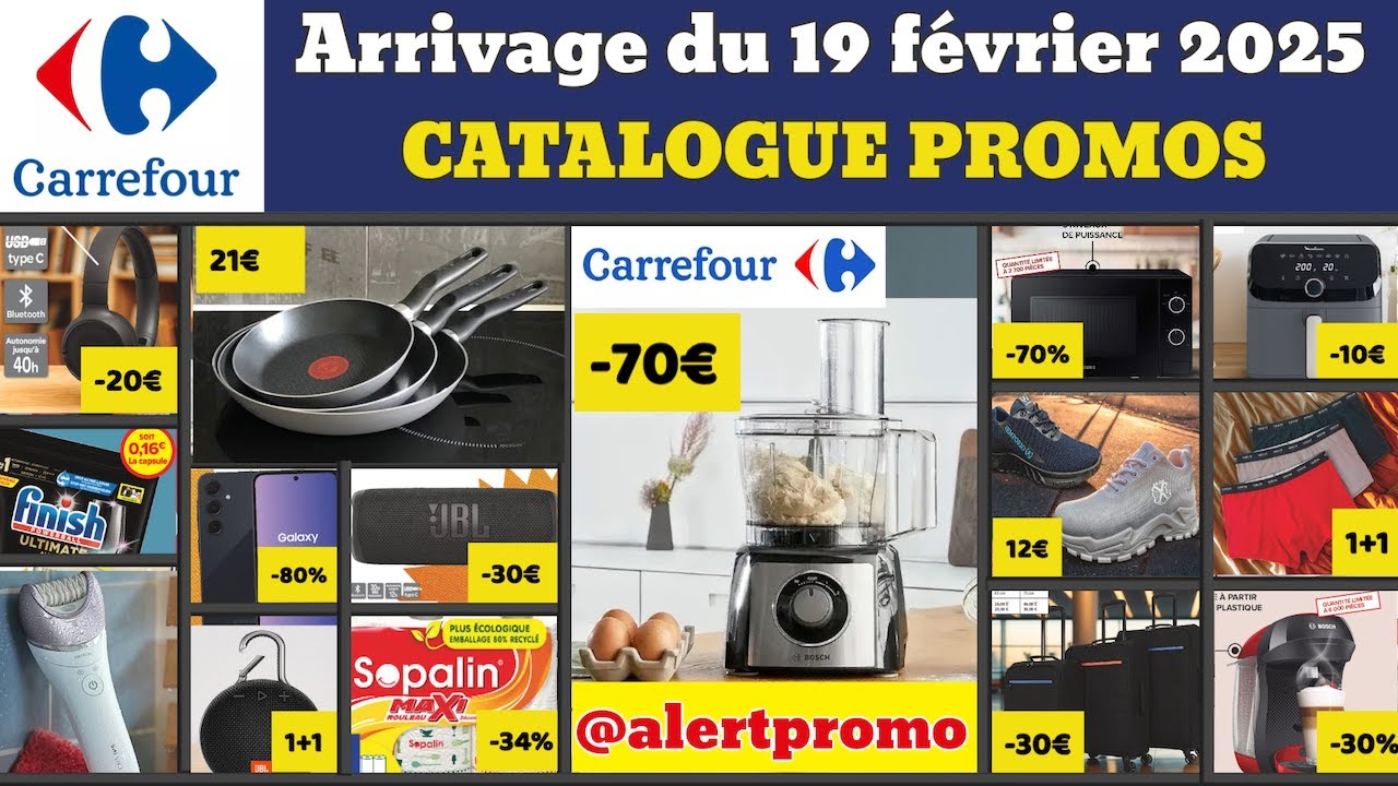 catalogue CARREFOUR du 19 février 2025 ✅ Arrivage maison linge 🔥 Promos deals pub