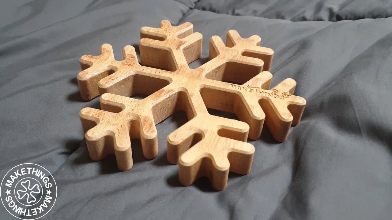 Making a wooden trivet with CNC router