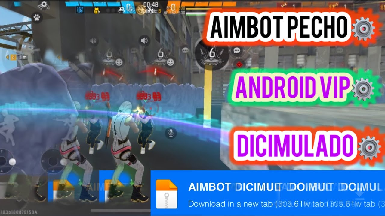AIMBOT 100% DICIMULADO PARA ANDROID ⚙️