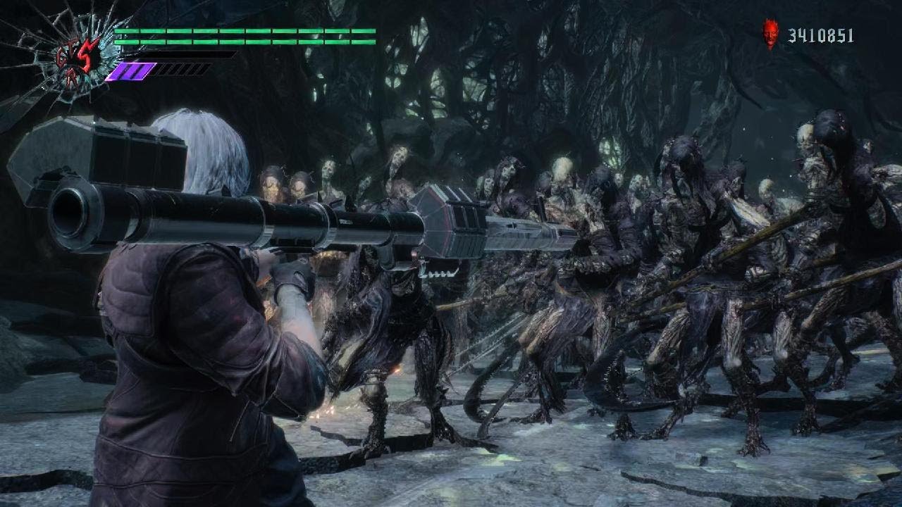 Devil May Cry 5 Dante Legendary Dark Knight Gameplay