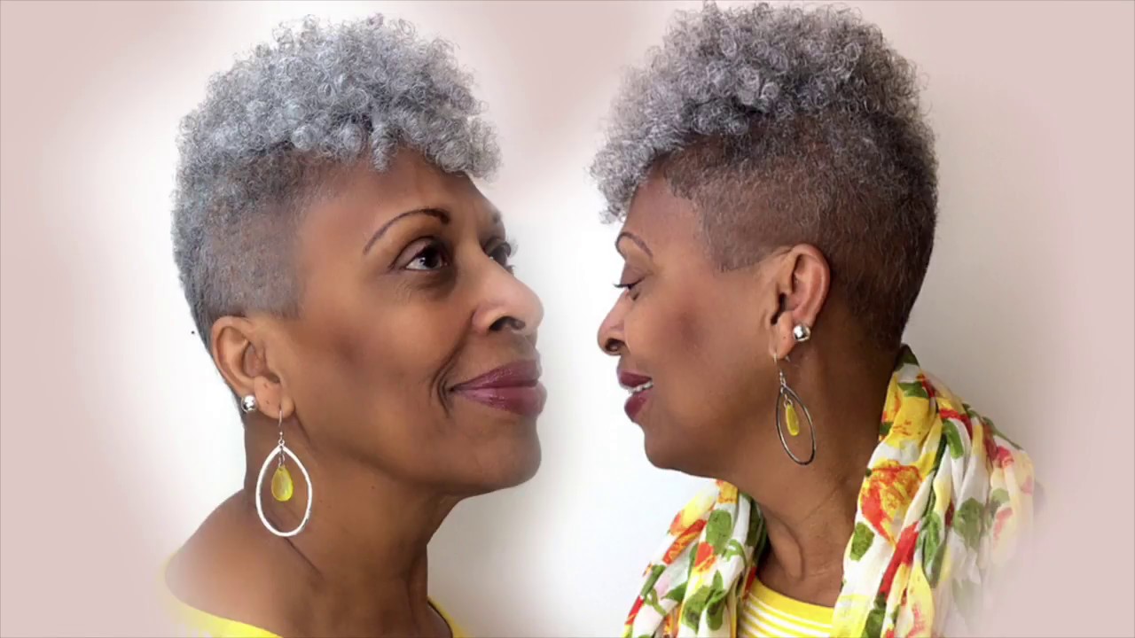 How to Crochet a Tapered Cut Thinning Crown {Curlkalon Toni Curl Grey Hair}