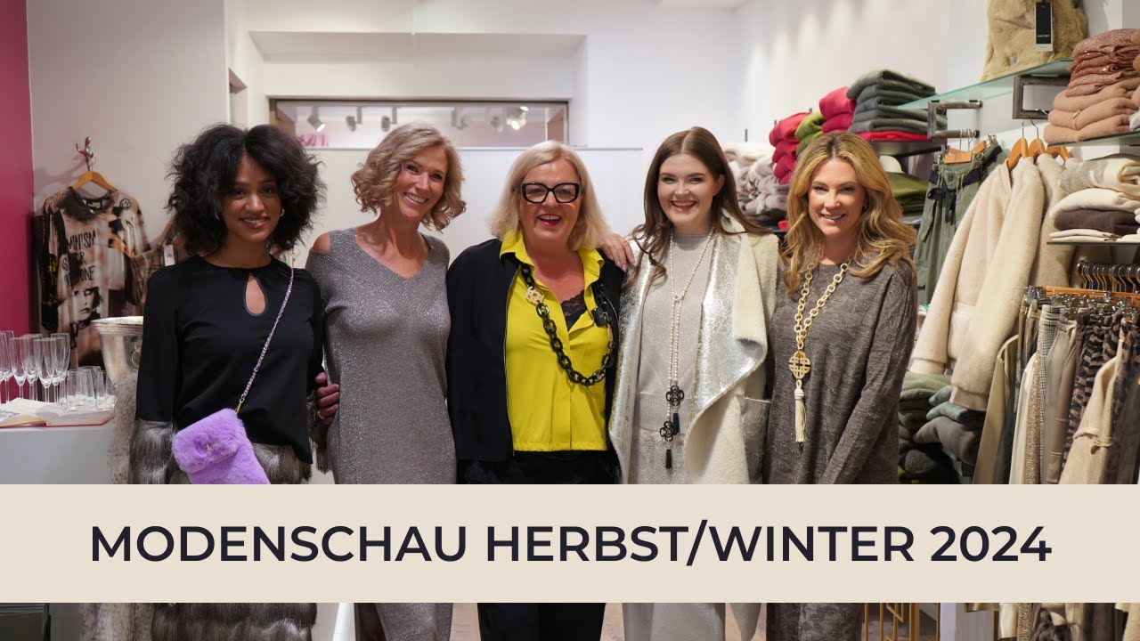 Modenschau Herbst/Winter 2024 bei Jutta Nestler