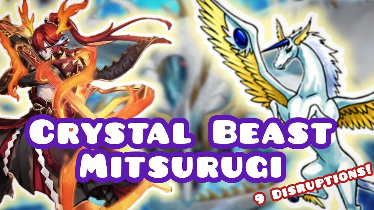 Crystal Beast Mitsurugi: 1 & 2 Card Combos - 9 Disruptions!