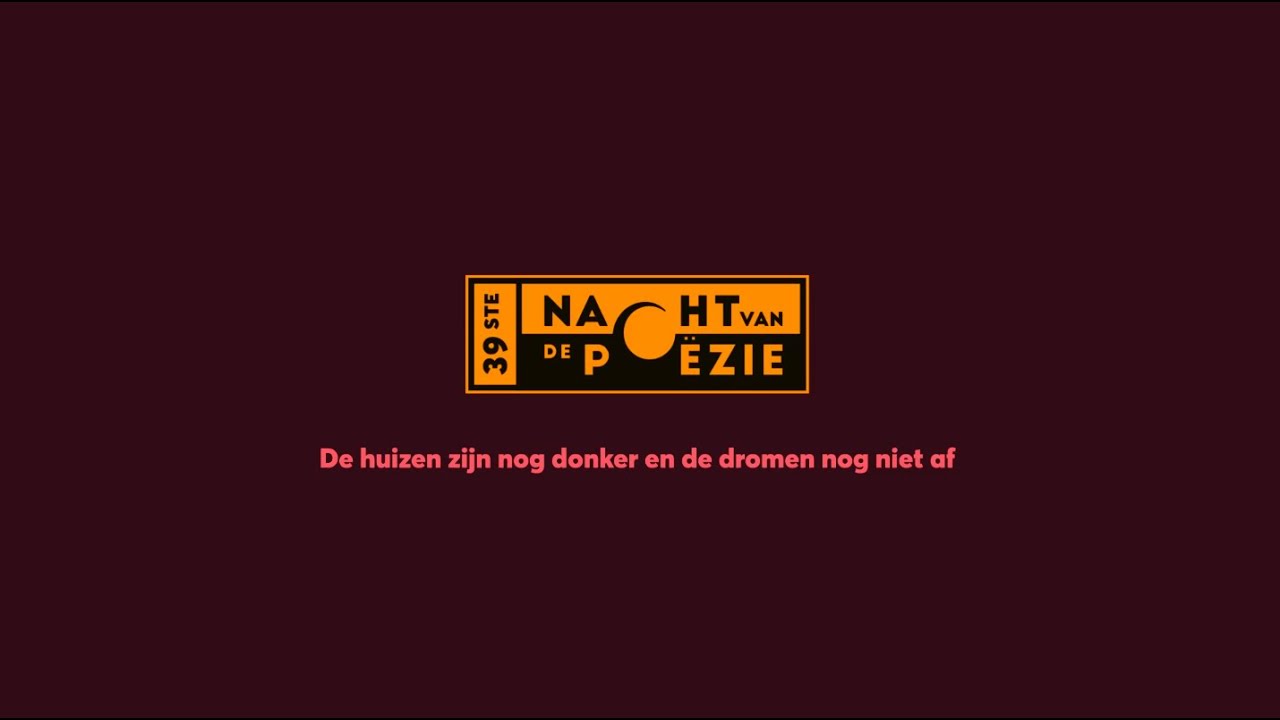 39e Nacht van de Poëzie 2022