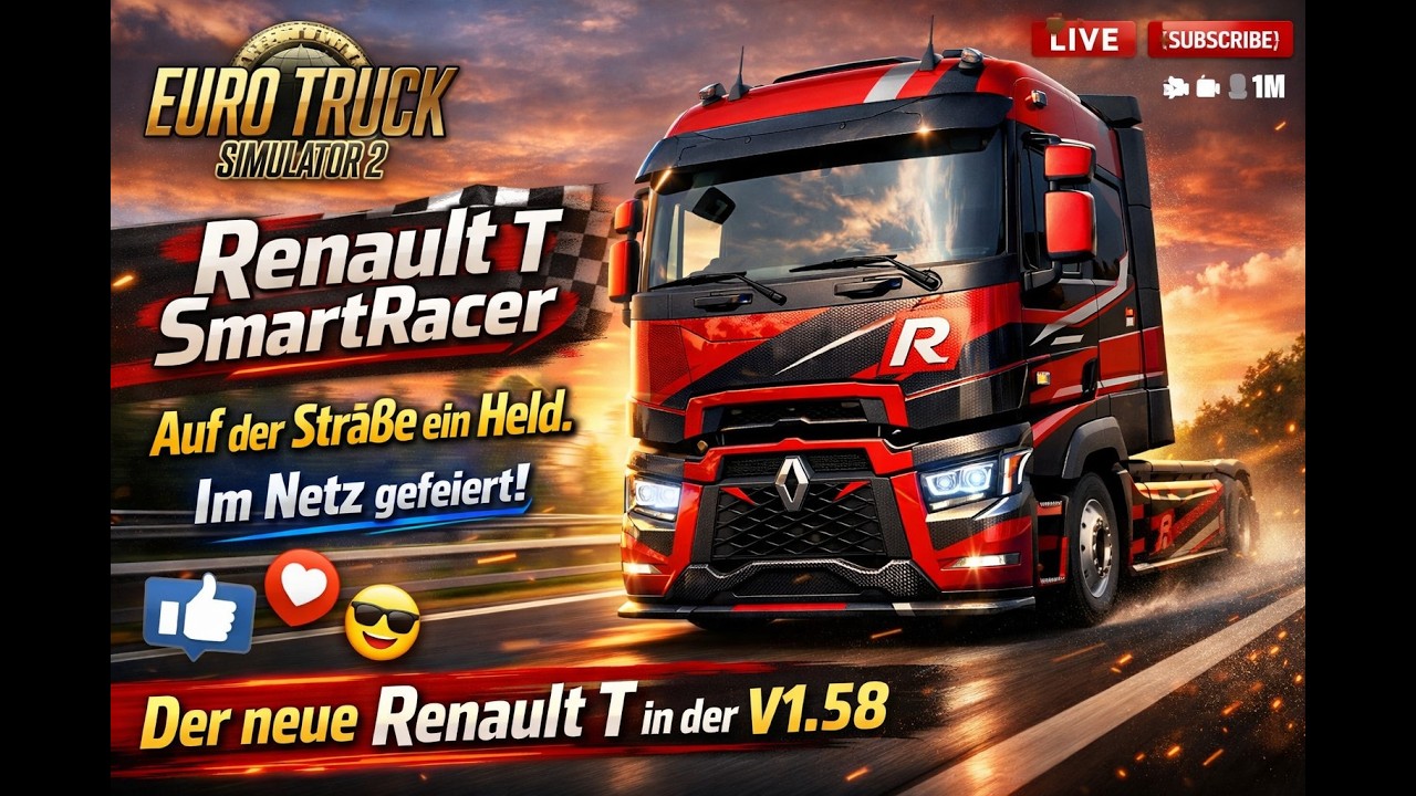 Renault T SmartRacer, auf der Straße ein Held. Im Netz gefeiert. Der neue Renault T in der V1.58