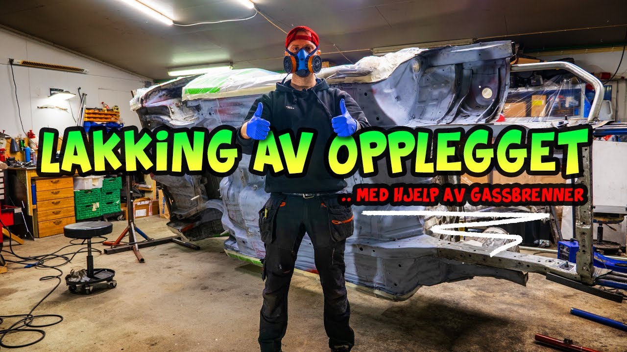 NYTT ÅR NYE MULIGHETER! - LAKKING AV OPPLEGGET (MED GASSBRENNER)!