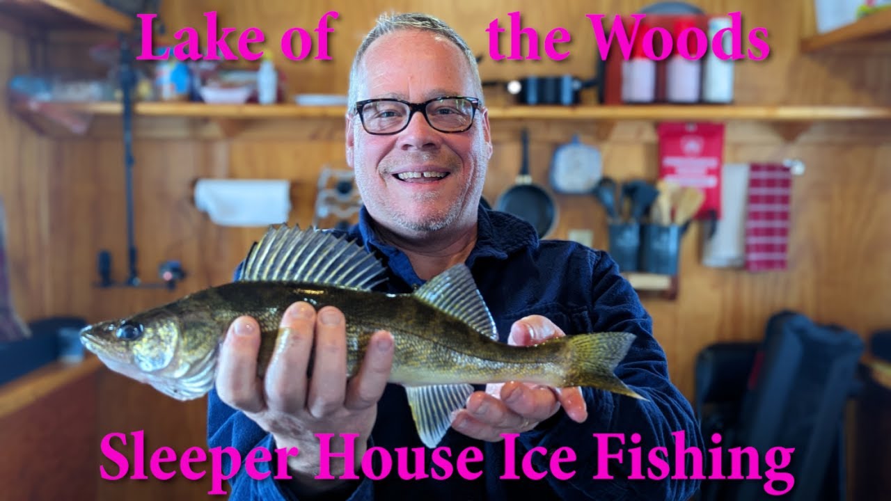 Lake of the Woods Ice Fishing.  The small simple world in the sleeper house.