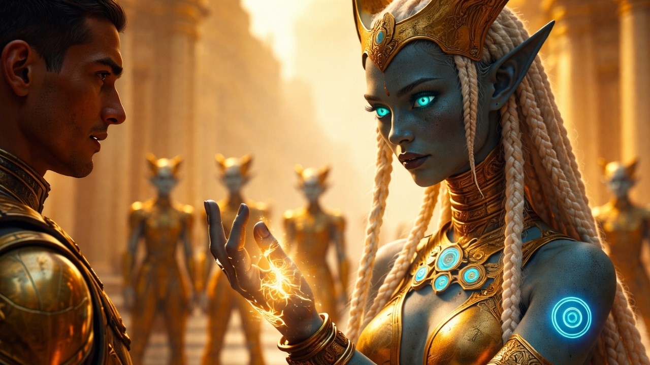 A Human Guard Triggered the Alien Queen’s Soulmate Mark — And Everything Changed