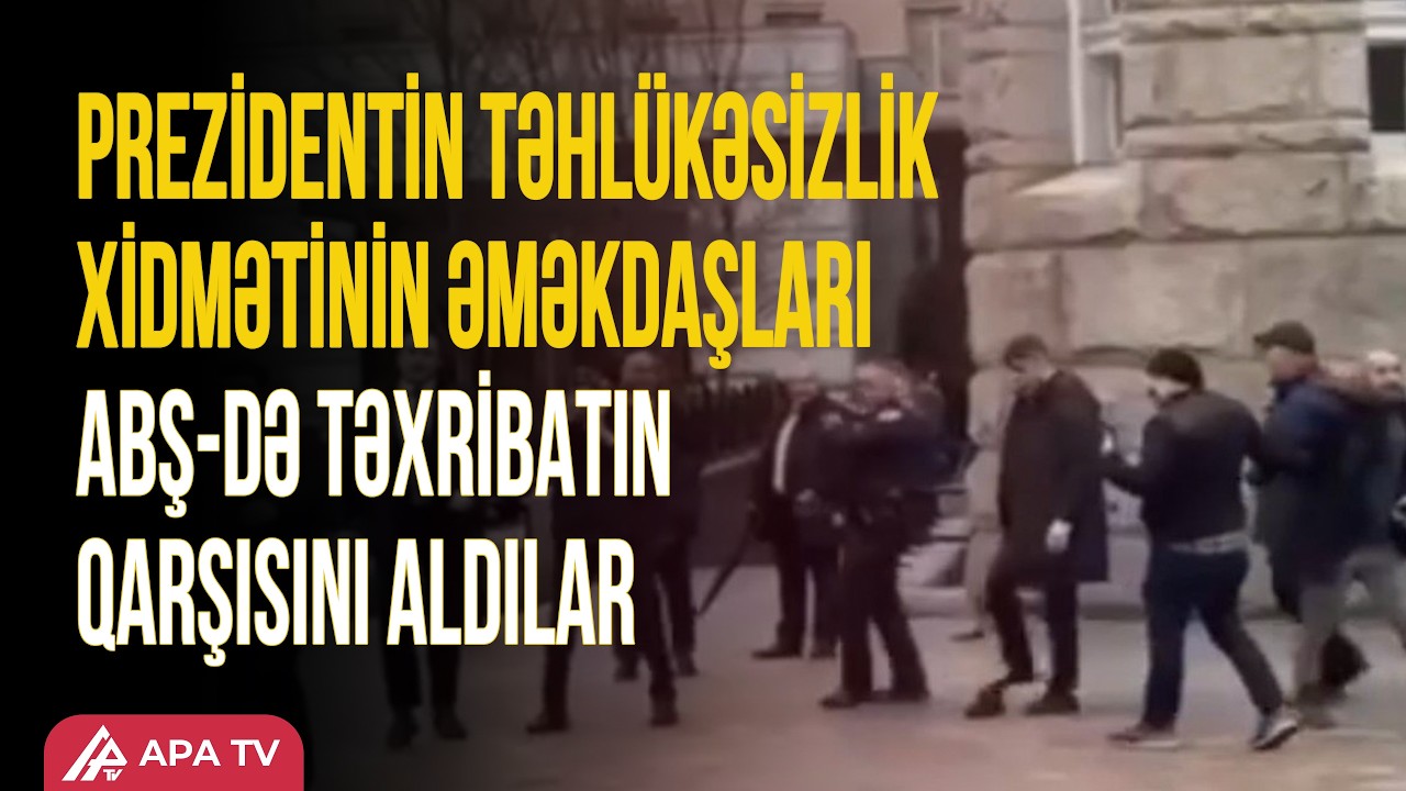 Radikal ünsürlər Vaşinqtonda təxribata cəhd göstərdilər | APA TV