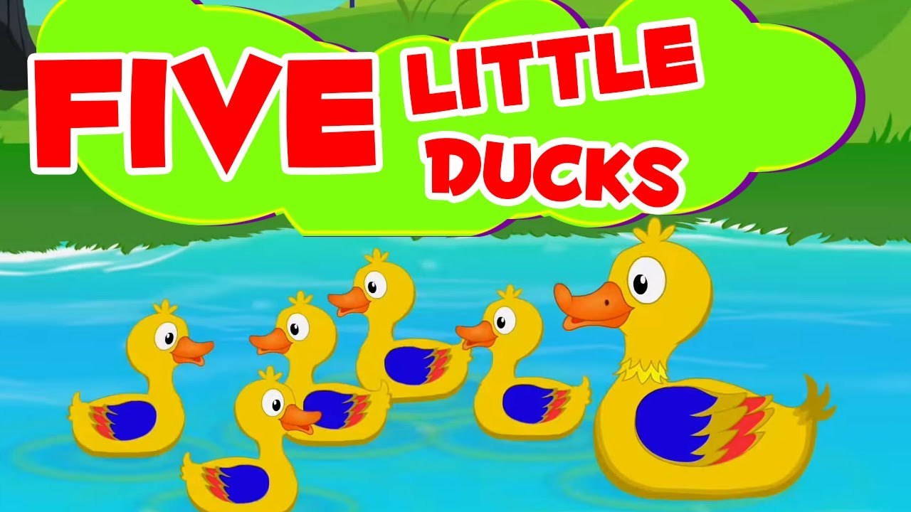 f&uuml;nf kleine Enten Lied f&uuml;r Babys | Kinderreim und Lieder