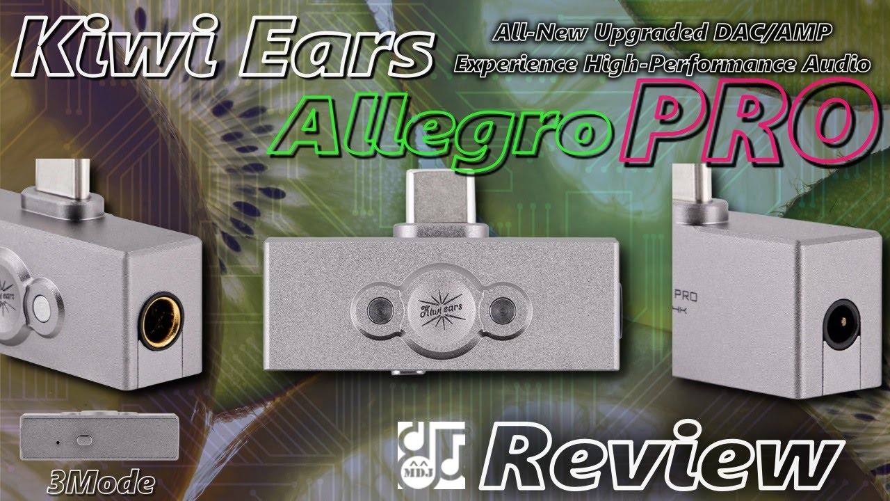 直挿しでバランス接続対応のPortable USB DAC 「Kiwi Ears Allegro Pro」 Review!