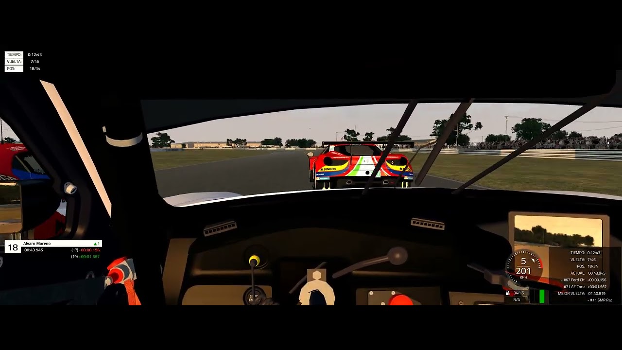 WEC 2018/2019 - Round 6: 1000Milles Sebring - Race Onboard