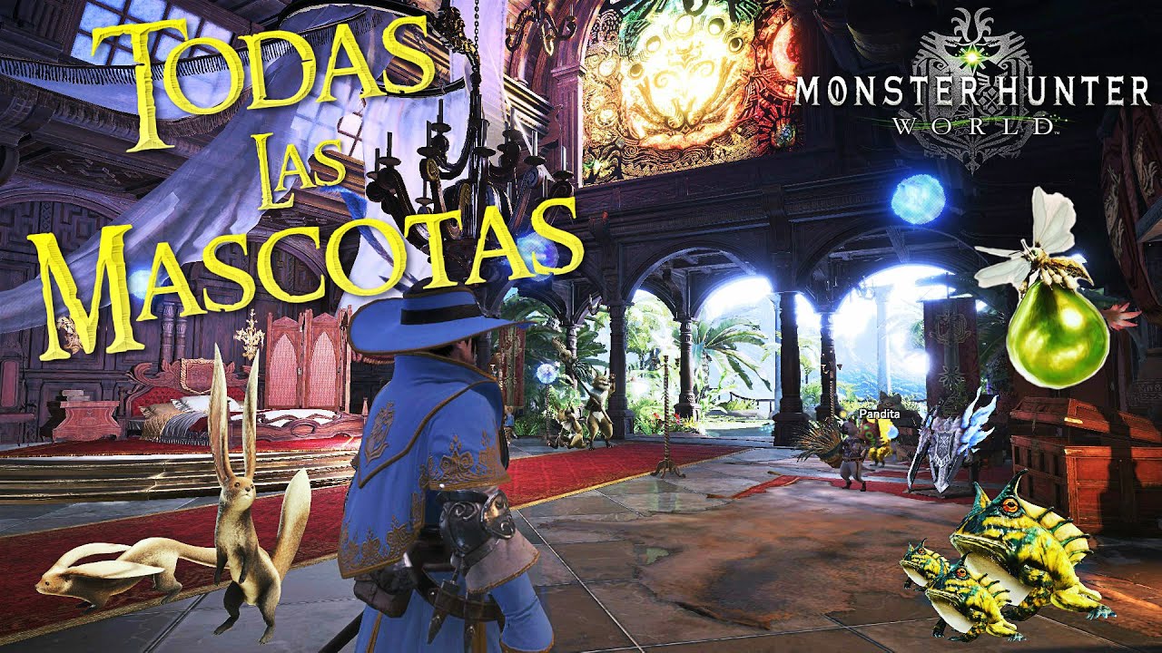 GUIA: Todas las Mascotas de MHW  ``PRE-ICEBORNE ´´ (Fauna Terrestre).