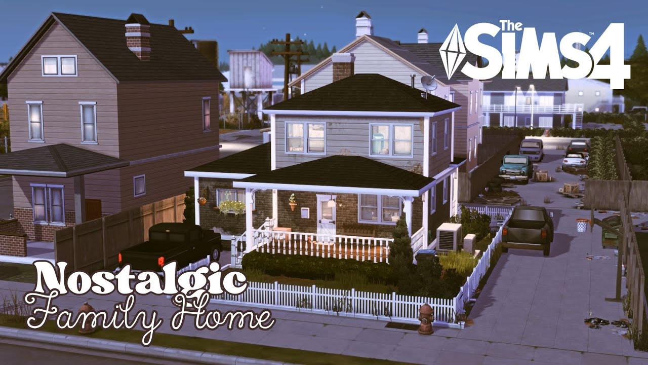 Nostalgic Family Home | The Sims 4 Speed Build | No CC |