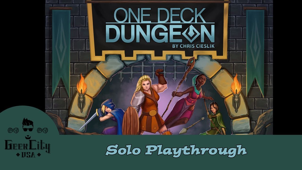 Solo Saturday - One Deck Dungeon - Solo Playthrough