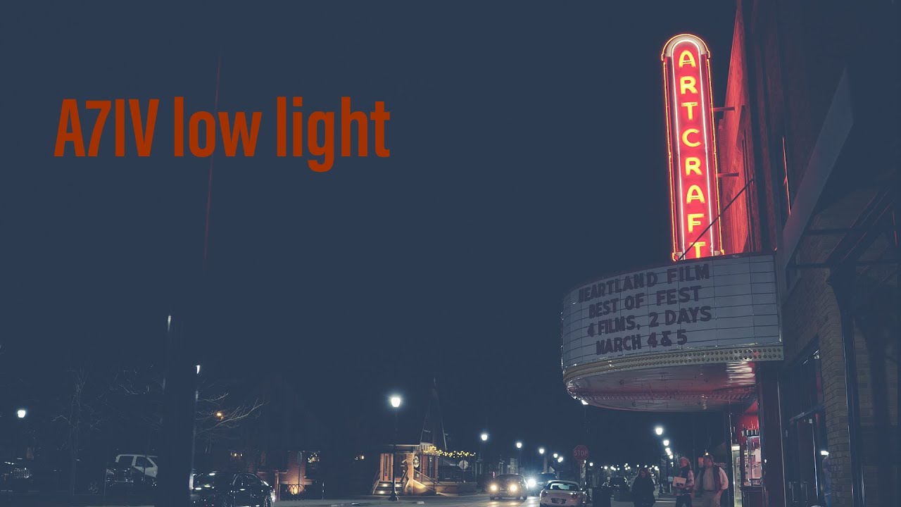Sony A7IV Low Light Test (short video sequence).